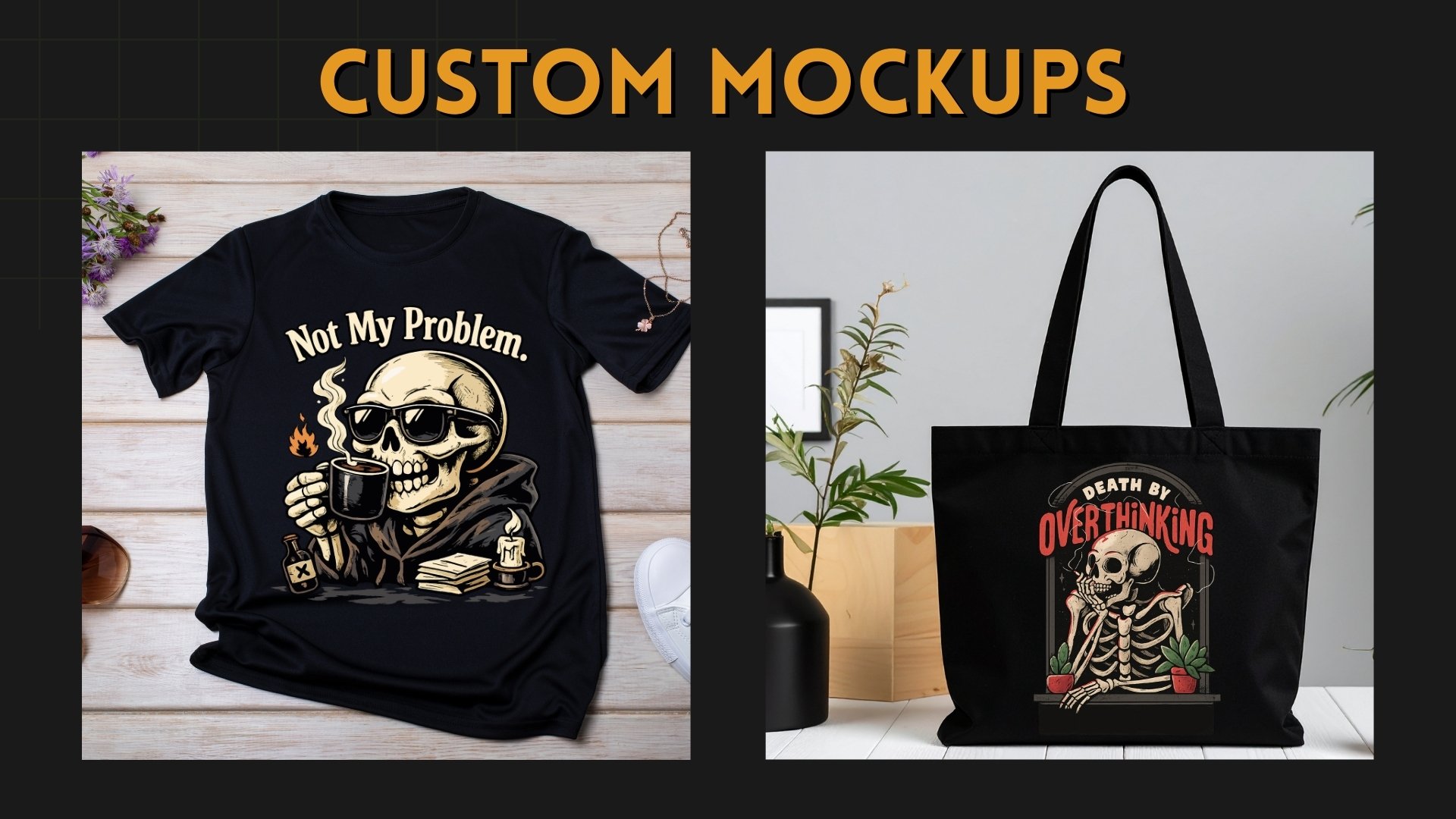 Custom T-Shirt & Merch Designs — Typography, Illustration & Vectors by ...