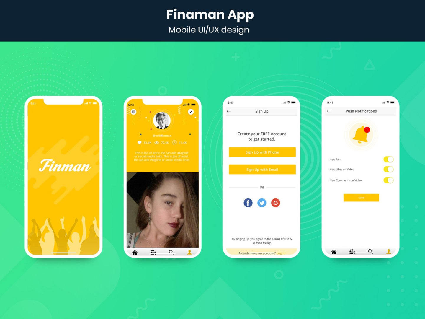 Finman App UI design by ramphool gangwal - on Twine.