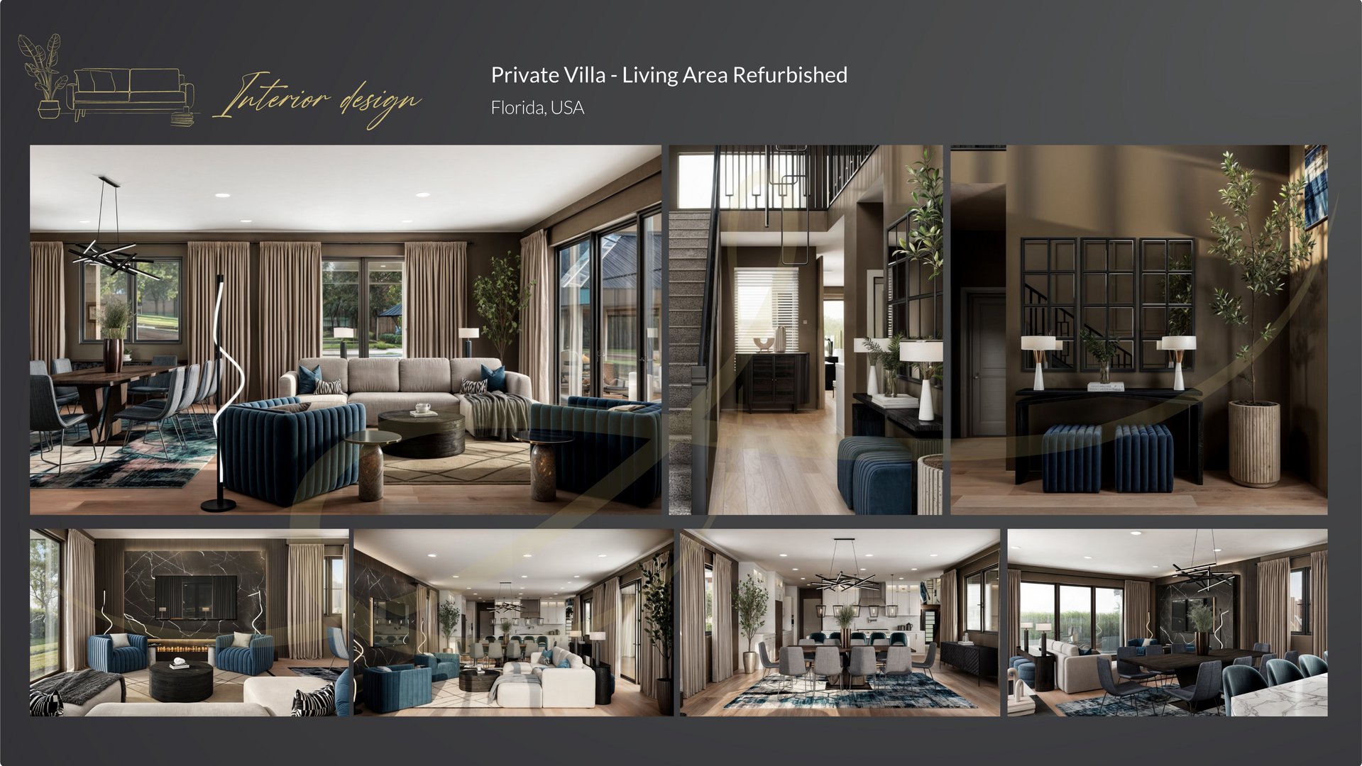 Interior Design - Villa Ground Floor by Simin Alavi - on Twine.