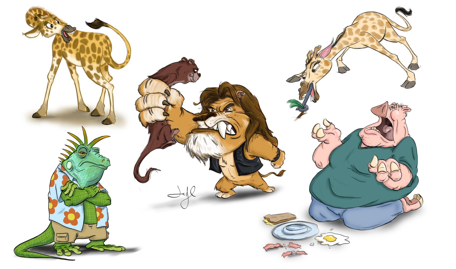 Animal characters by Joe Apel - on Twine.