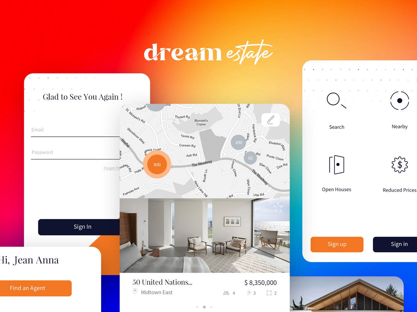 Dreamestate Mobile App Design by SayanPro on Twine.