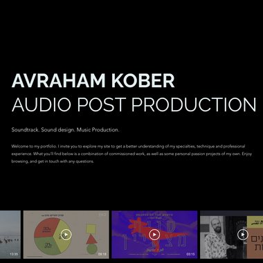 Avraham K. - Freelance Soundtrack Musician
