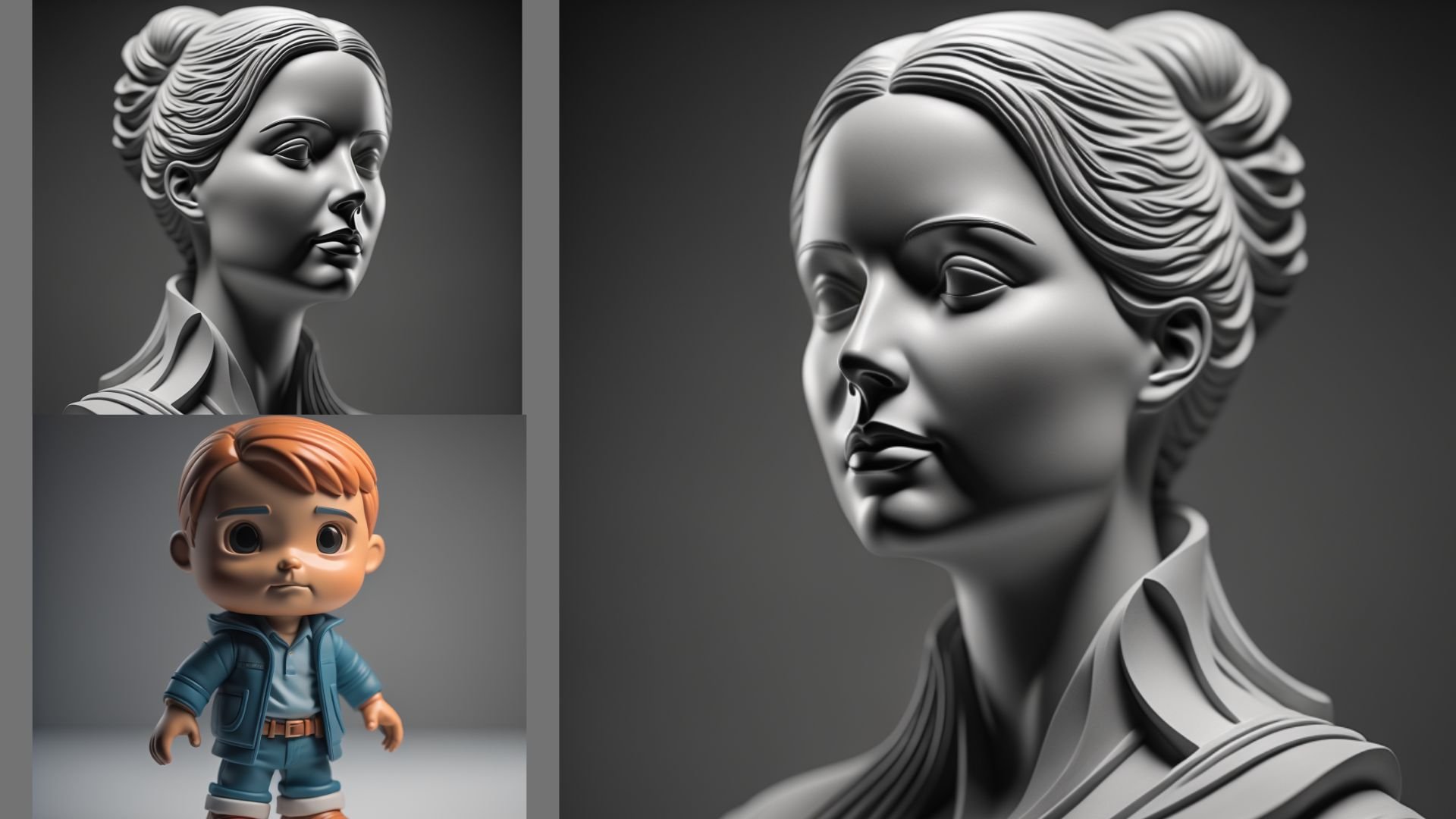 Sculpt 3d model, 3d toy figure, 3d sculpture, character modeling ...