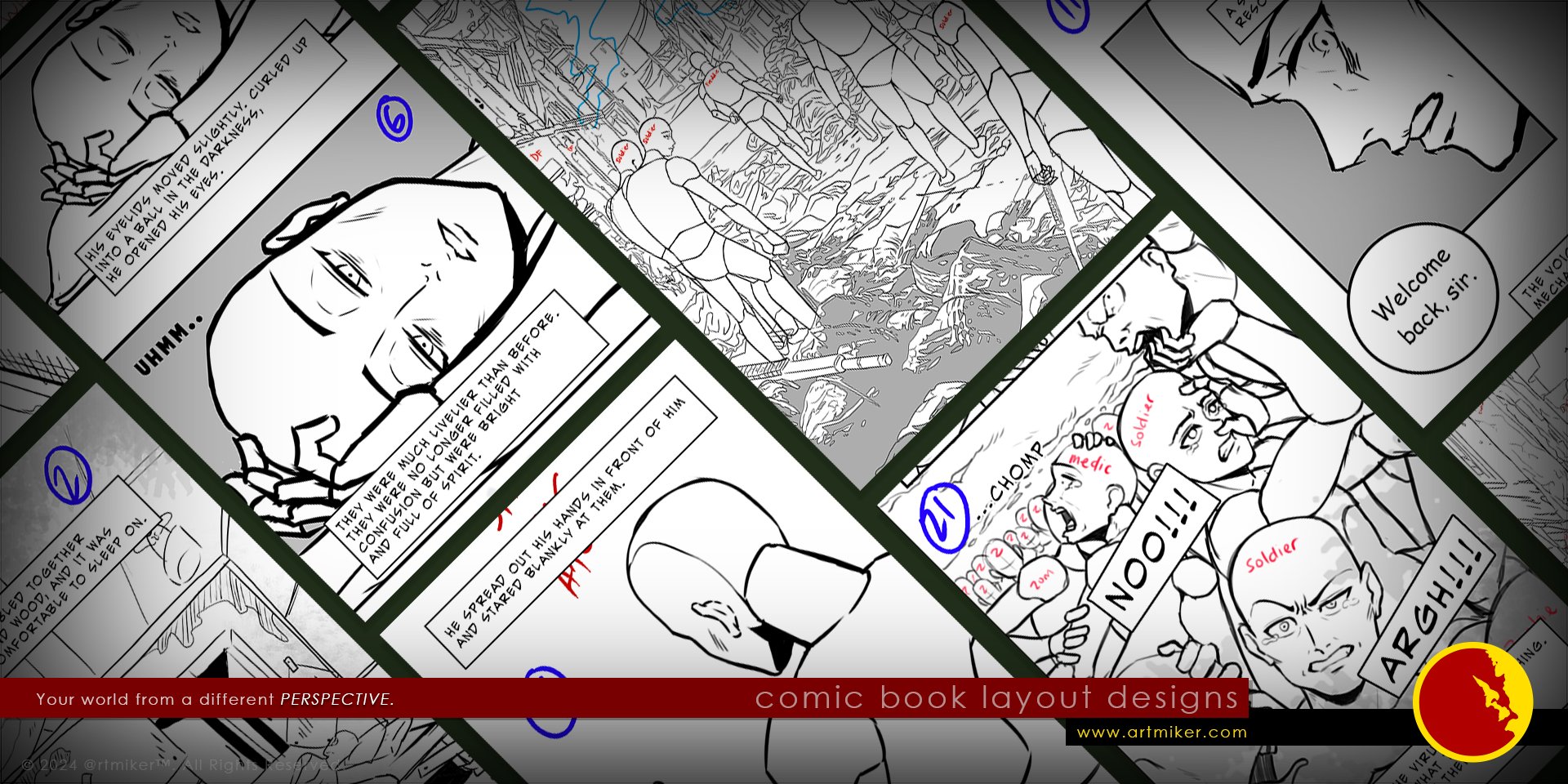 Comic Book Layout Design Services by artmiker - on Twine.