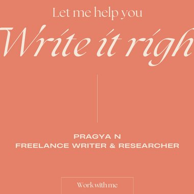 Pragyanatani142 - Freelance Co Writer
