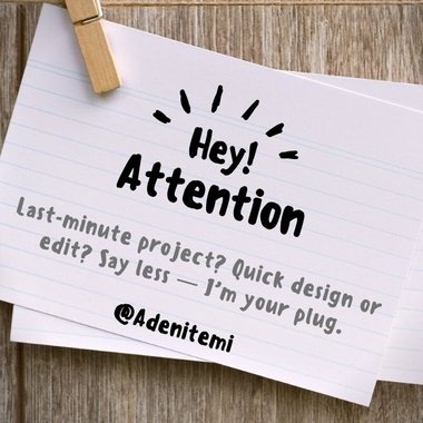 Adenike O. - Freelance Co Writer